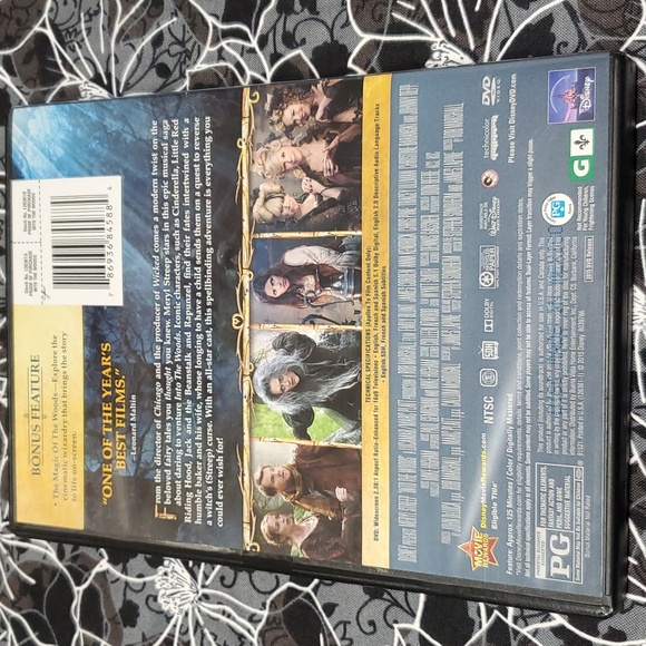 LAST CHANCE! Disney's Into The Woods DVD - Picture 2 of 3